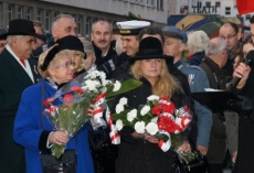 Odsłonięcie pomnika Józefa Piłsudzkiego ...