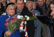 Odsłonięcie pomnika Józefa Piłsudzkiego ...