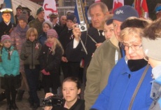 Odsłonięcie pomnika Józefa Piłsudzkiego ...