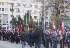 Odsłonięcie pomnika Józefa Piłsudzkiego ...