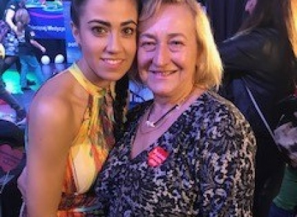 Krystyna Mazurowna Vice Prezes Polka International Paryż  W 28 Edycji Świątecznej Orkiestry w Malmö...