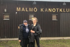 Trening z dwoma Olimpijkami Izabela Dylewska i Susanne Gunnarsson....