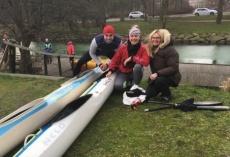 Trening z dwoma Olimpijkami Izabela Dylewska i Susanne Gunnarsson....