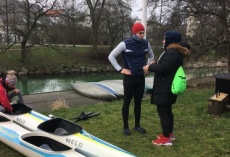 Trening z dwoma Olimpijkami Izabela Dylewska i Susanne Gunnarsson....