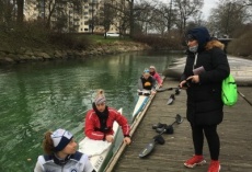 Trening z dwoma Olimpijkami Izabela Dylewska i Susanne Gunnarsson....