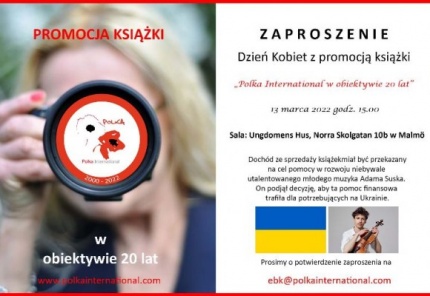  Promocja książki „Polka International w obiektywie 20 lat” - Dochód ze sprzedaży na pomoc Ukrainie