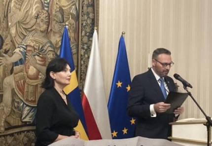 Przyjęcie w Ambasadzie RP w Sztokholmie...