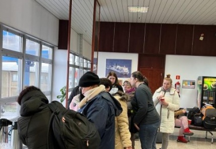 Następny autobus z Ukraińcami do Malmö...