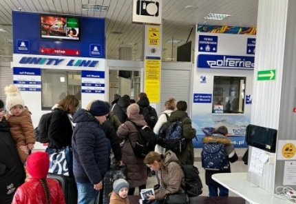 Następny autobus z Ukraińcami do Malmö...