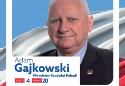 Wybory 2023 - kandydat polonijny - Adam Gajkowski...