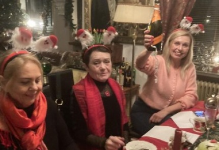 Świąteczne zebranie zarządu Polka International...