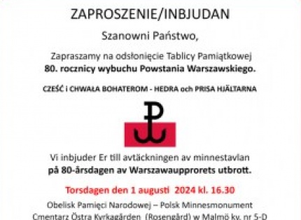 Animatorzy Wizerunku Polski w Europie uczczą 80. rocznicę Powstania Warszawskiego