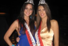 Prezentacja Miss Polonii of Sweden 2008 i 2009 Maxime Calington i Ewelina Siemaszko